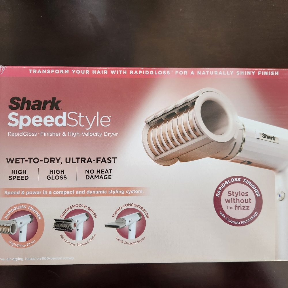 Shark SpeedStyle Hair Dryer - White